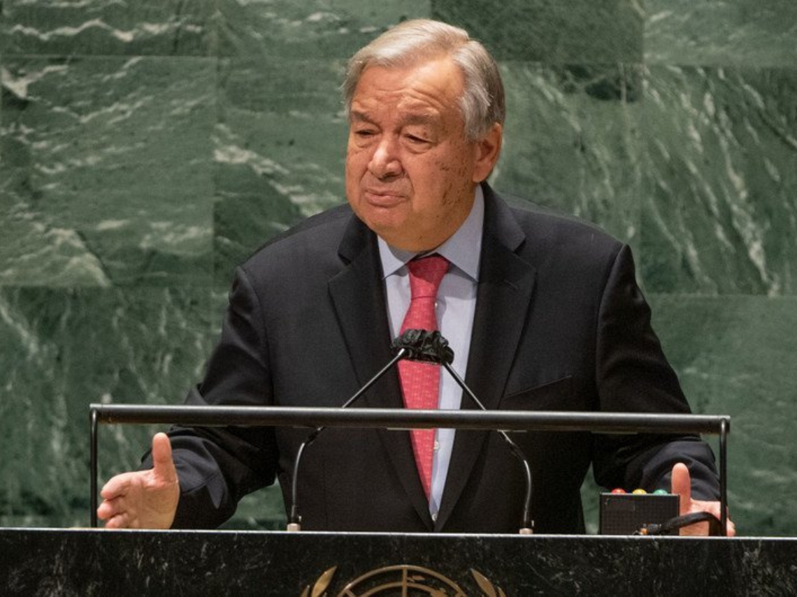 “Ahora es el momento de actuar”: António Guterres urge a resolver el incendio global de 5 alarmas