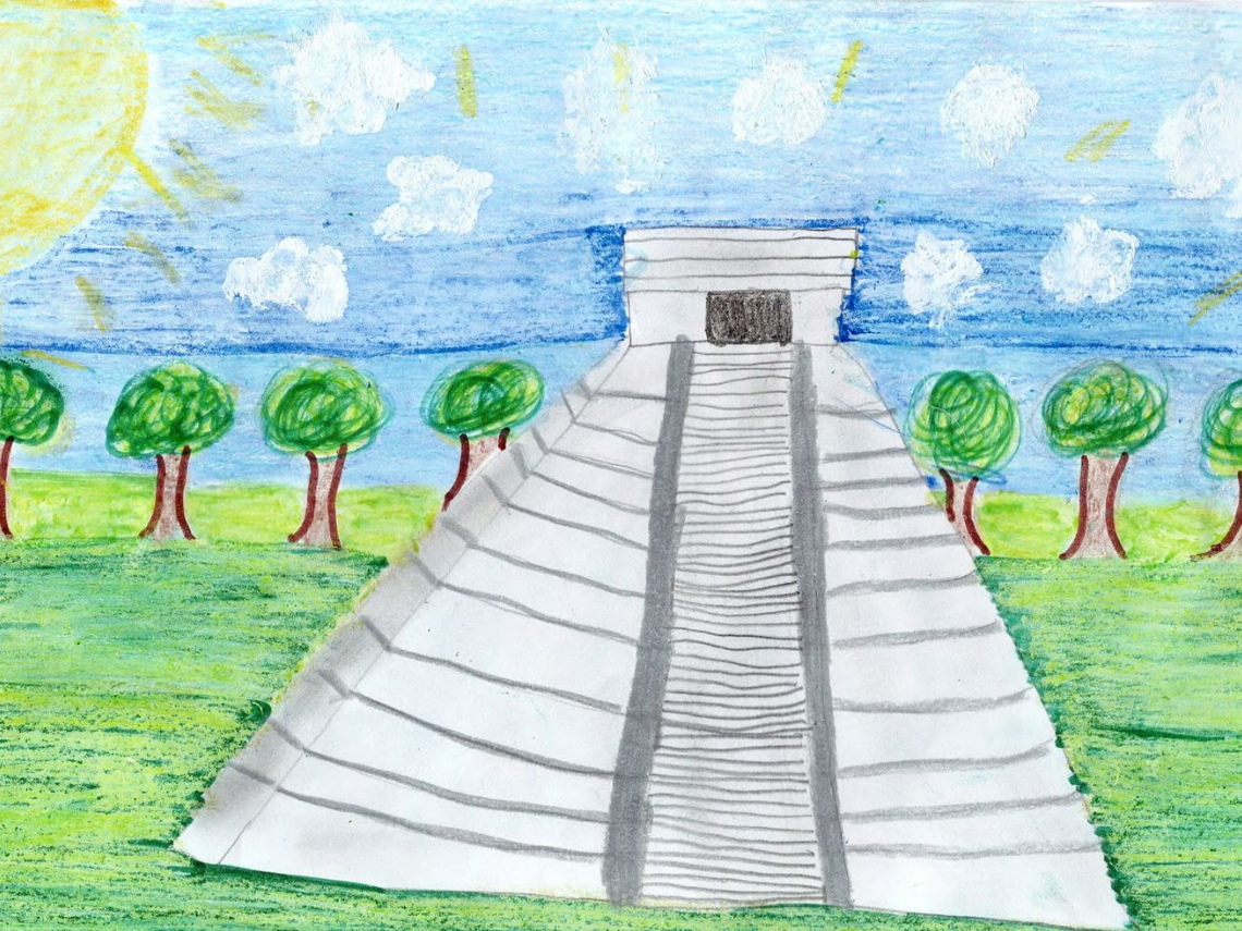 Más de mil 500 niñas y niños retratan el Patrimonio Mundial en concurso de dibujo en México