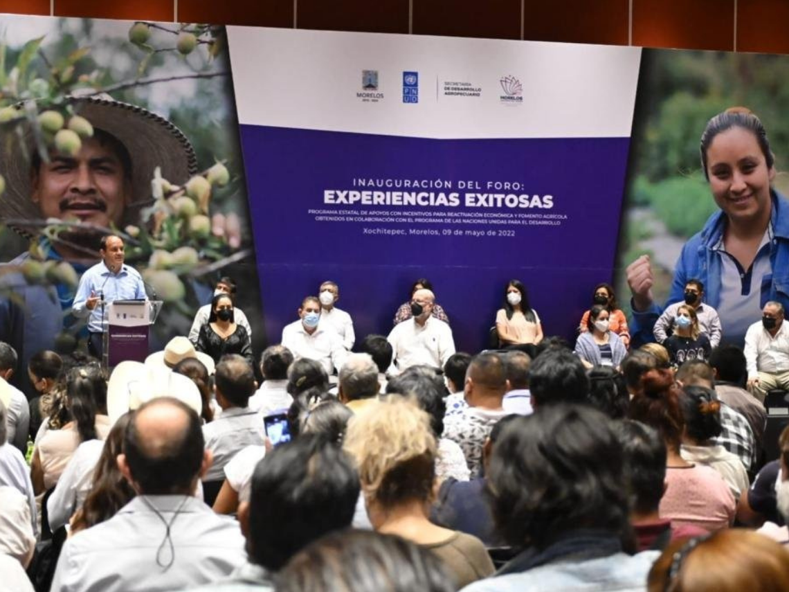 PNUD y SEDAGRO presentan experiencias y prácticas exitosas en reactivación económica resiliente en comunidades rurales de Morelos